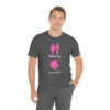 Couple seeking unicorn naughty T-shirt for swingers - Unisex Jersey Short Sleeve Tee - Image 32