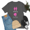 Couple seeking unicorn naughty T-shirt for swingers - Unisex Jersey Short Sleeve Tee - Image 34