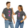 Couple seeking unicorn naughty T-shirt for swingers - Unisex Jersey Short Sleeve Tee - Image 36