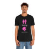 Couple seeking unicorn naughty T-shirt for swingers - Unisex Jersey Short Sleeve Tee - Image 12