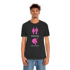 Couple seeking unicorn naughty T-shirt for swingers - Unisex Jersey Short Sleeve Tee - Image 3