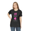 Couple seeking unicorn naughty T-shirt for swingers - Unisex Jersey Short Sleeve Tee - Image 4