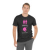 Couple seeking unicorn naughty T-shirt for swingers - Unisex Jersey Short Sleeve Tee - Image 5