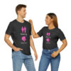 Couple seeking unicorn naughty T-shirt for swingers - Unisex Jersey Short Sleeve Tee - Image 9