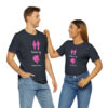 Couple seeking unicorn naughty T-shirt for swingers - Unisex Jersey Short Sleeve Tee - Image 45