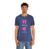 Couple seeking unicorn naughty T-shirt for swingers - Unisex Jersey Short Sleeve Tee - Image 21