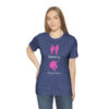 Couple seeking unicorn naughty T-shirt for swingers - Unisex Jersey Short Sleeve Tee - Image 22