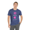 Couple seeking unicorn naughty T-shirt for swingers - Unisex Jersey Short Sleeve Tee - Image 23