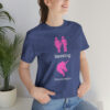 Couple seeking unicorn naughty T-shirt for swingers - Unisex Jersey Short Sleeve Tee - Image 24