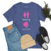 Couple seeking unicorn naughty T-shirt for swingers - Unisex Jersey Short Sleeve Tee - Image 25