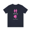 Couple seeking unicorn naughty T-shirt for swingers - Unisex Jersey Short Sleeve Tee - Image 46