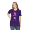 Couple seeking unicorn naughty T-shirt for swingers - Unisex Jersey Short Sleeve Tee - Image 58