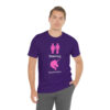 Couple seeking unicorn naughty T-shirt for swingers - Unisex Jersey Short Sleeve Tee - Image 59