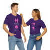 Couple seeking unicorn naughty T-shirt for swingers - Unisex Jersey Short Sleeve Tee - Image 63